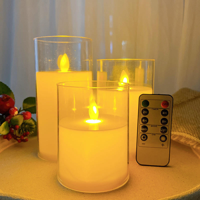 LED Candles - Transparent (Glass)