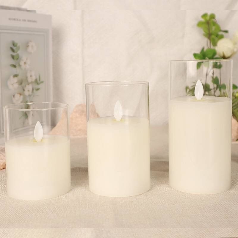 LED Candles - Transparent (Glass)