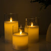 LED Candles - Transparent (Glass)